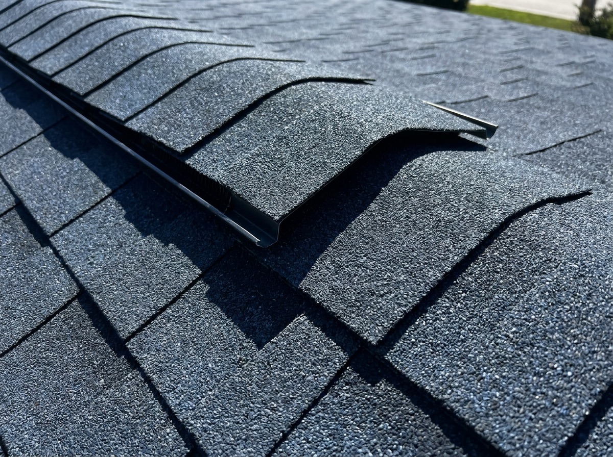 Ridge cap detail