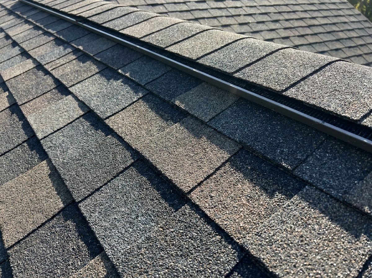 Roof replacement in progress