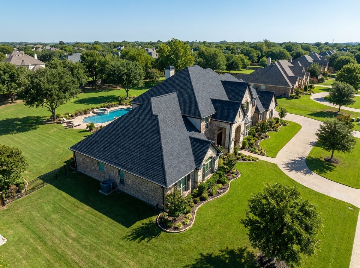 Luxury tile roof Mediterranean home